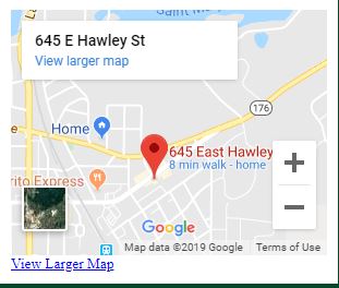 Location = 645 E Hawley St.